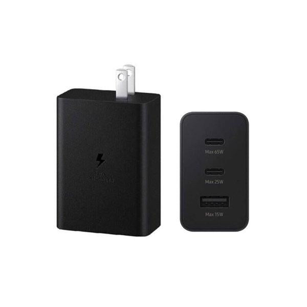 65w Samsung Us Pin Pd Power Adaptor Trio Usb C X 2ports,usb-a Port