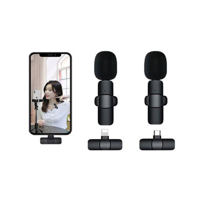 K11 2 In 1 Collar Wireless Microphone Iphone/android & Type C Supporte