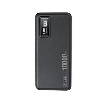 Aspor A300 Power Bank Original 10000mah Li-polymer Battery 4 In1 Power