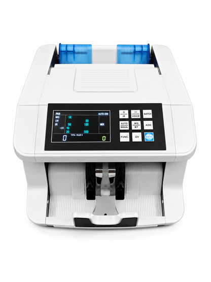 Hypermartz™ 980 Battery Operated Mixed Note Counting Machine with Fake Note Detection