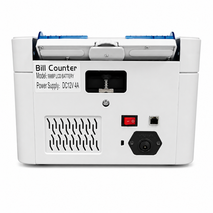 Hypermartz™ 980 Battery Operated Mixed Note Counting Machine with Fake Note Detection