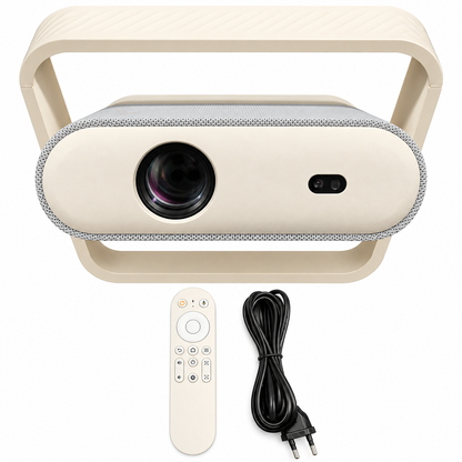 Hypermartz™ NSL03 FHD 1080P 4K Projector 400 ANSI Dolby Smart Android Video Auto Focus