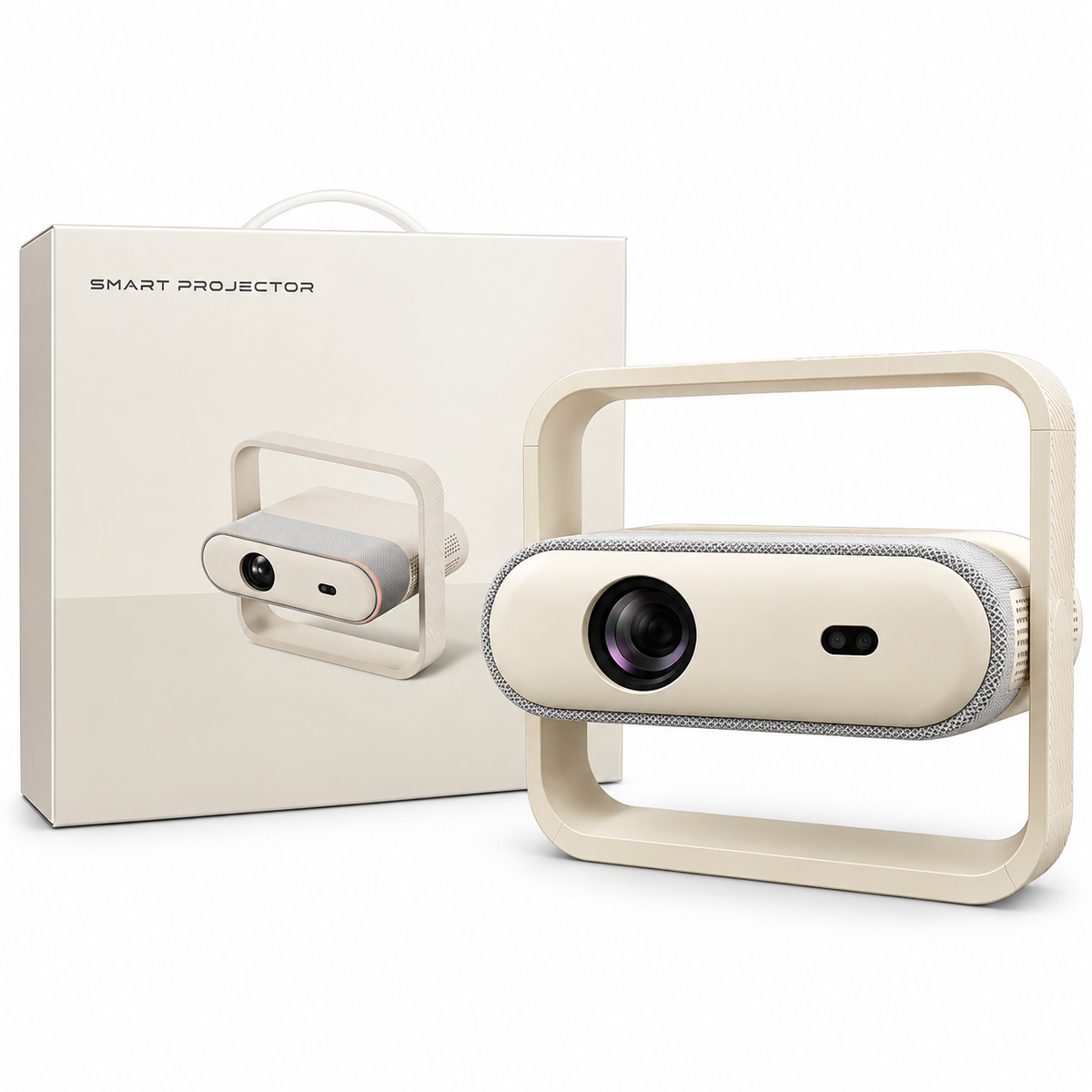 Hypermartz™ NSL03 FHD 1080P 4K Projector 400 ANSI Dolby Smart Android Video Auto Focus