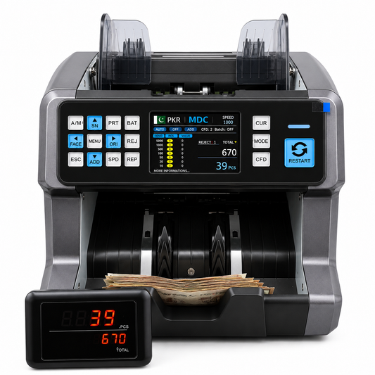 Hypermartz™ 920 Pro Mixed Value Cash Counting Machine