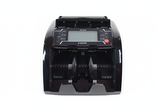 cash counting machine front