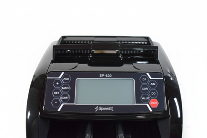 cash counting machine front Menu