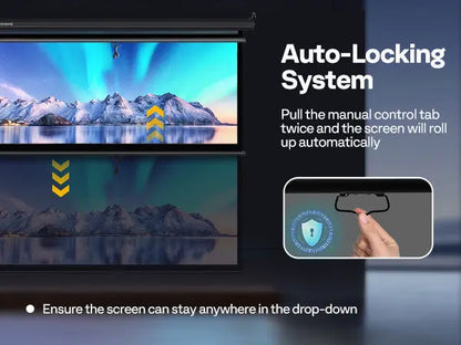 Hypermartz™ Projector Screen 6x6 Feet – Best Price in Pakistan | HD, Portable & Durable Hypermartz