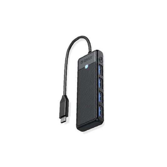 Orico Type-C To USB Hub 3.0 4 Ports Papw4a-c3-015-bk-ep Black Color