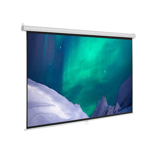Projector Screen 120 Inch Manual 6x8 Feet 4:3mw Speed-x (fine Quality