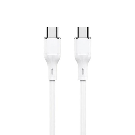 Logilink Type C To Type C Silicone Fast Charging Data Cable 1m (1 Year Warranty) White