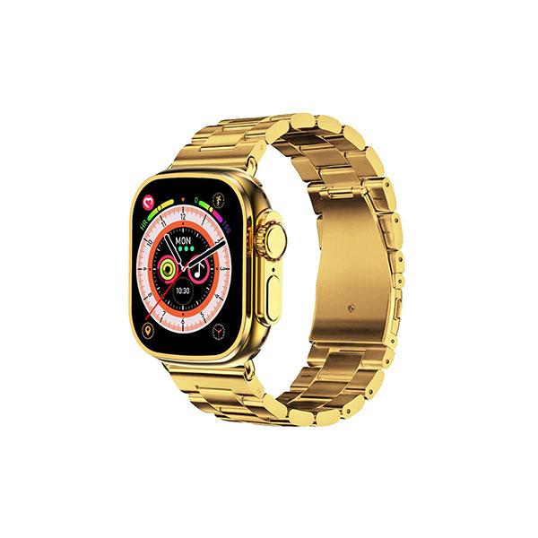 C9 Ultra Max Gold Edition Color Smartwatch 2.1 Inch Screen With Hryfin