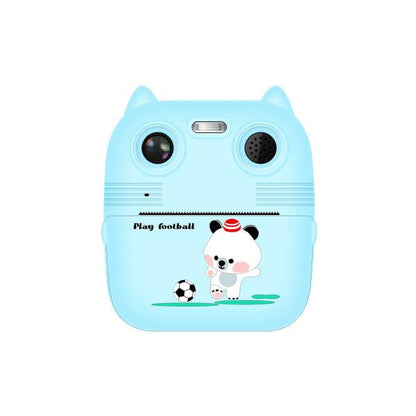 D8S Childrens Time Front/back Rear HD Digital Thermal Print Camera 1080p 48MP Blue