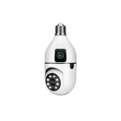 Speed-x Sp-e28-2 Dual Lens Bulb Camera 1080p Wifi Panoramic Night Visi
