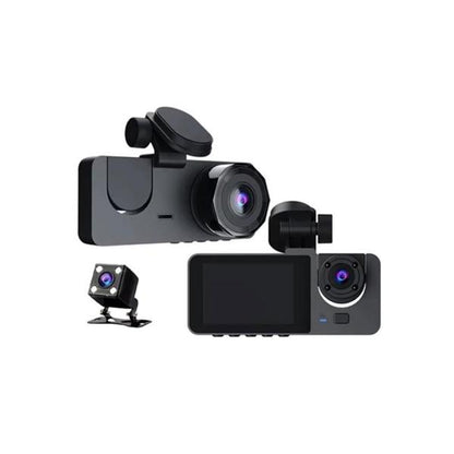 Y15 3-channels WiFi Dash Cam 1080p HD Night Vision Reverse Camera With Parking Monitor