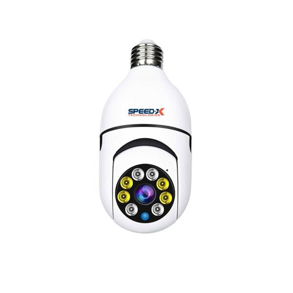 Speed-x Sp-e27 Bulb Camera 1080p Wifi 360 Degree Panoramic Night Visio