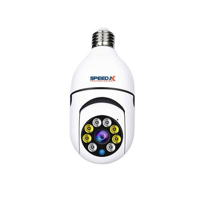 Speed-x Sp-e27 Bulb Camera 1080p Wifi 360 Degree Panoramic Night Visio