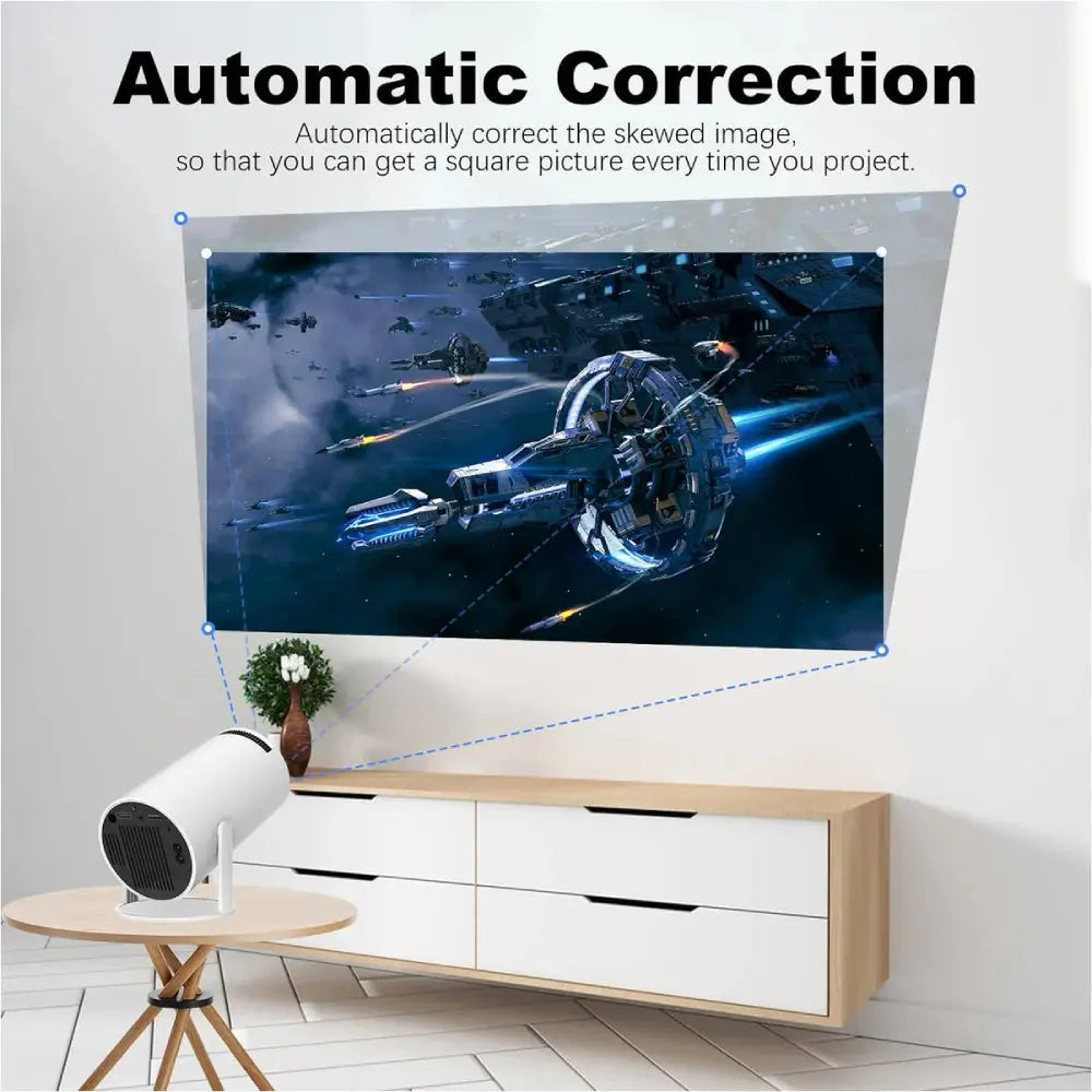 Gaming Projector With Controller Auto  Correction