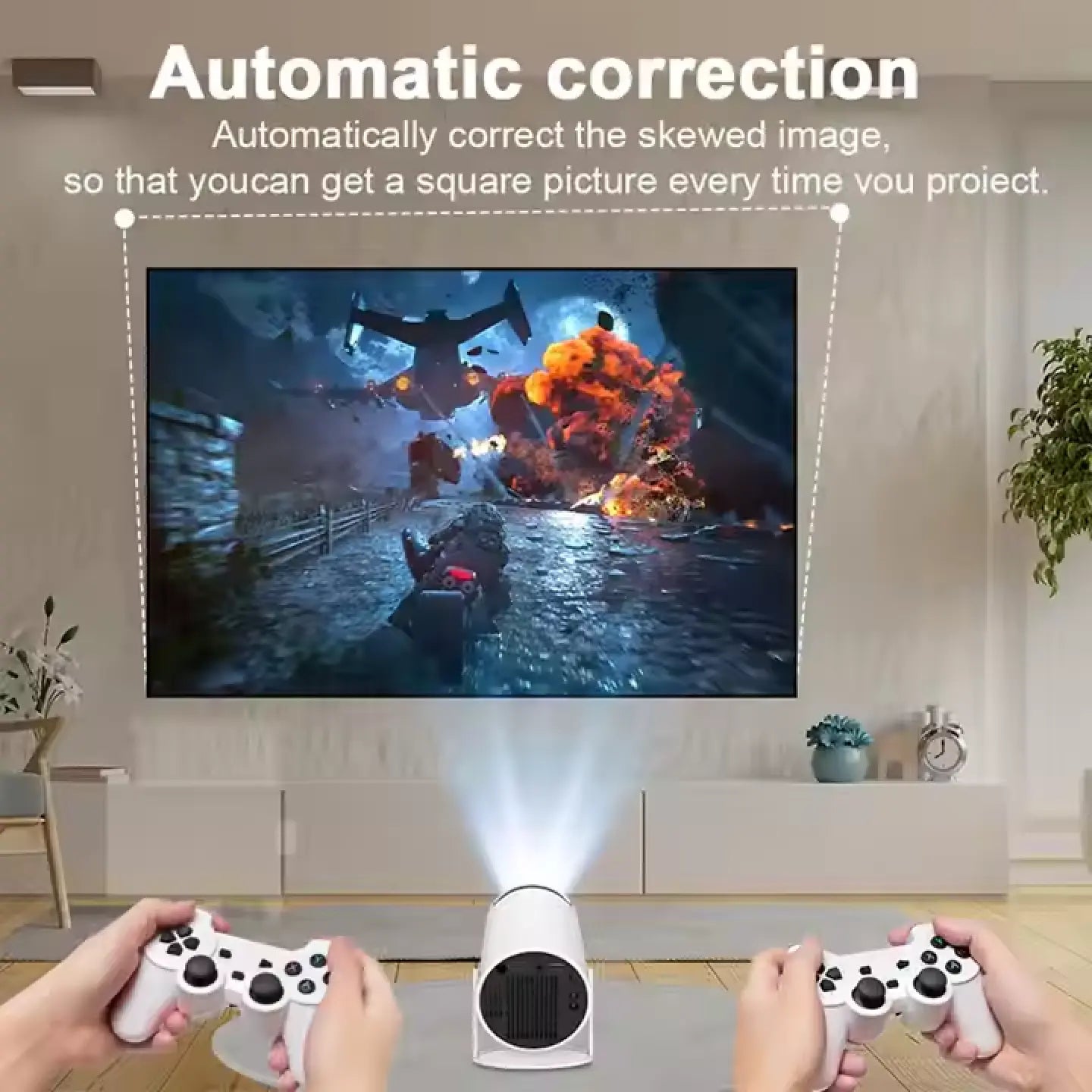 Gaming Projector With Controller