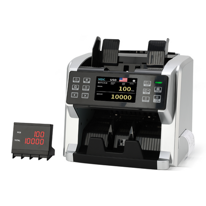 Hypermartz™ P140 Multi-Currency Banknote Sorting Machine with Touchscreen & Printer